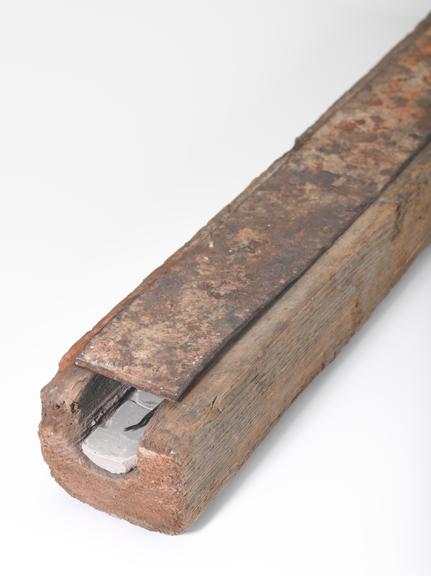 Section of early underground telegraph cable, 1846