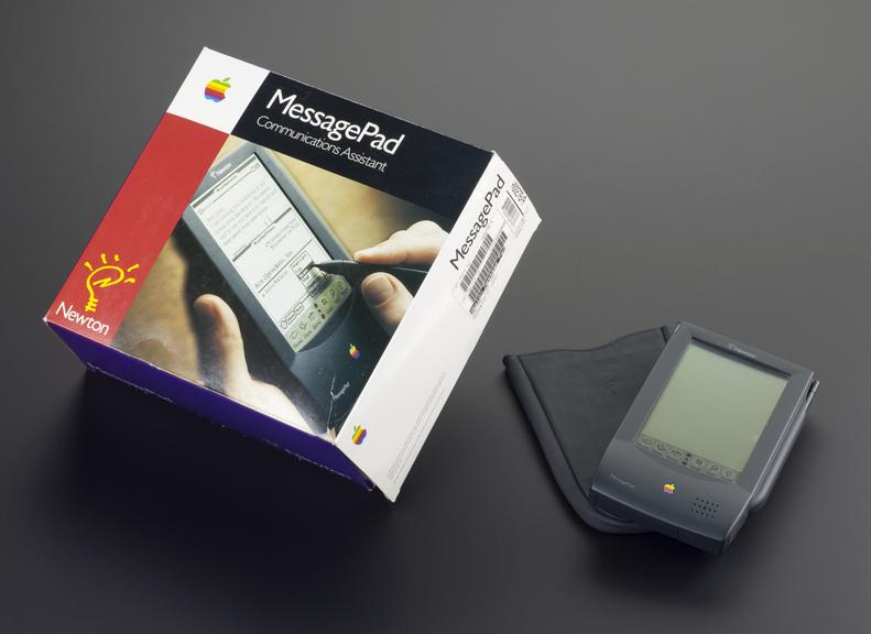 Apple Newton MessagePad with case | Science Museum Group Collection