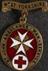 Enamelled St. John Ambulance badge with clip