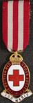 Enamel and gilt prize medal awarded by the Red Cross for merit