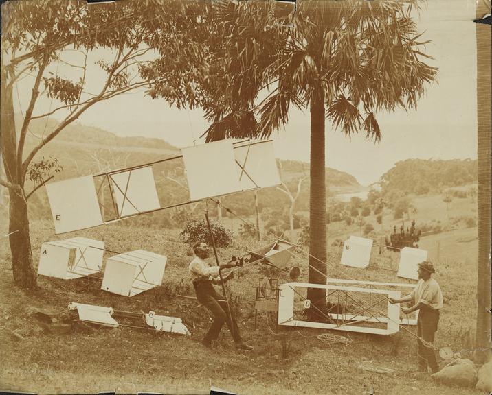 Photograph: 'Cellular kites 1894'