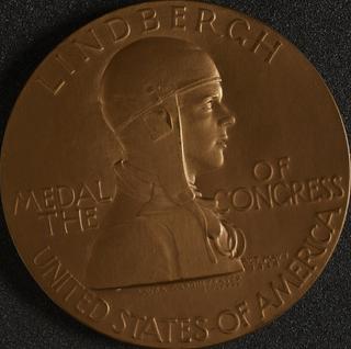 Medal: in honour of Lindbergh