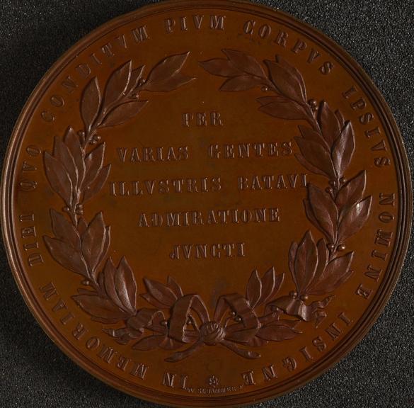 Bronze medal commemorating Franz Cornelius Donders