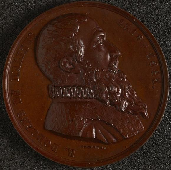 Bronze medal commemorating Rembert Dodoens