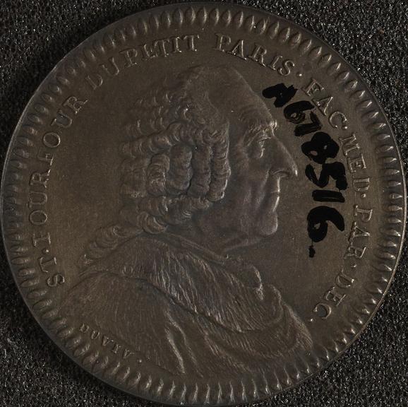 Medal, silver, commemorating Dean of Paris Faculty of Medicine