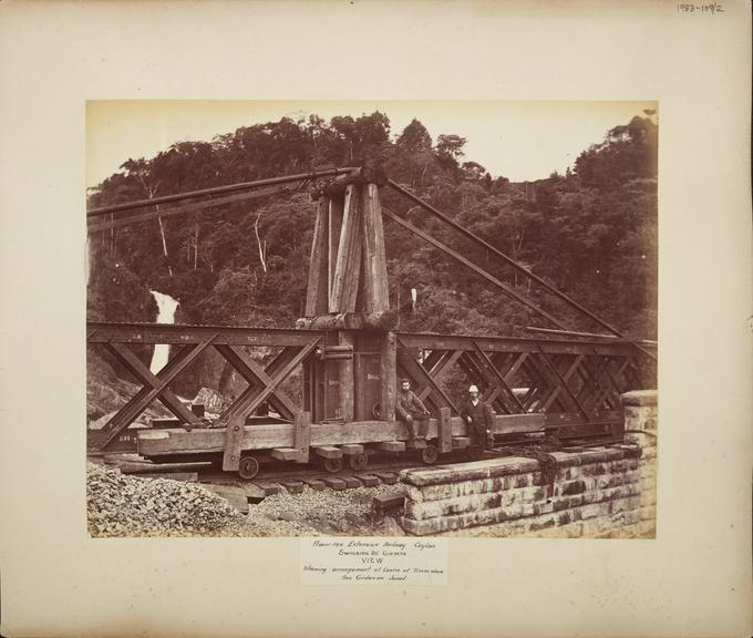 Railway bridge under construction