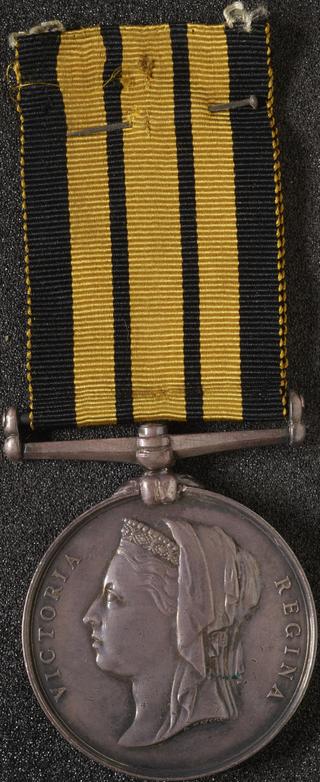 Medal, silver, Ashantee War Medal