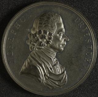 Medal: commemorating Priestley. Josephus Priestley