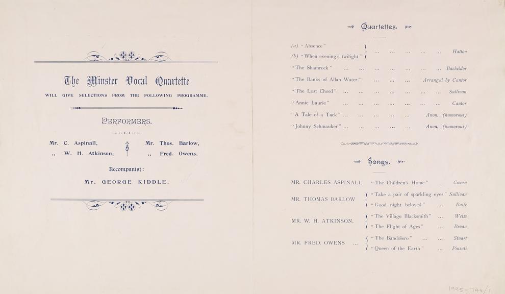 ephemera. Symposium programme