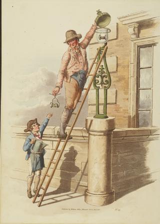 The Costume of Great Britain: Lamplighter