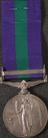 Medal, silver, general service medal for Iraq campaign