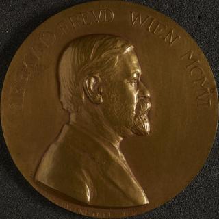 Bronze medal to commemorate S. Freud