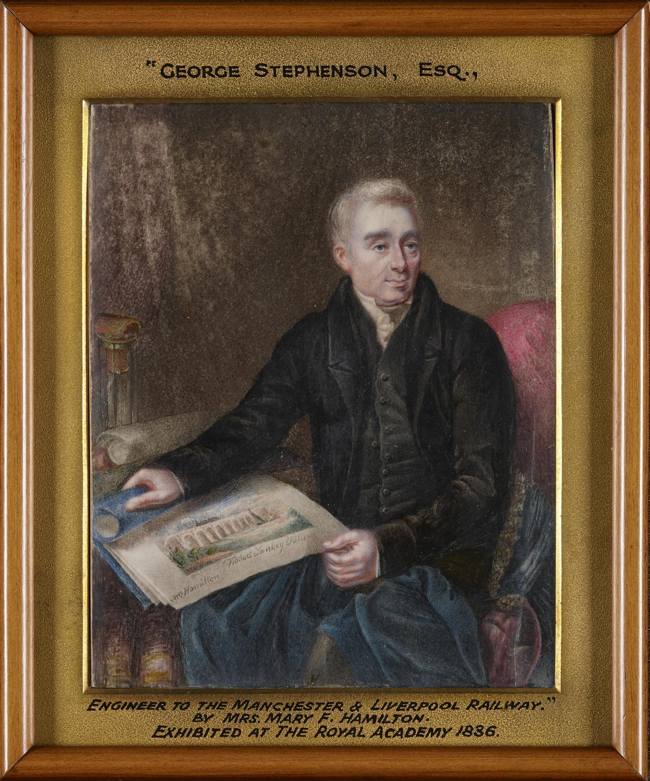 George Stephonston Portrait of George Stephenson | Science Museum Group Collection