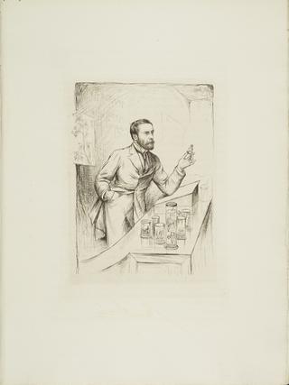 Etching by W. Hole from "Quasi Cursores"