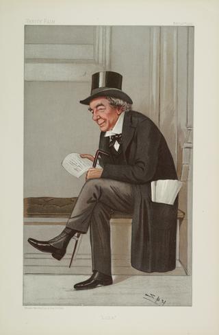 Portrait. Chromolithograph, "L.C.D.R"