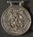 Tin plated white metal medal to commemorate the Franco-Russian