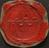 Impression of York medical school seal in red wax