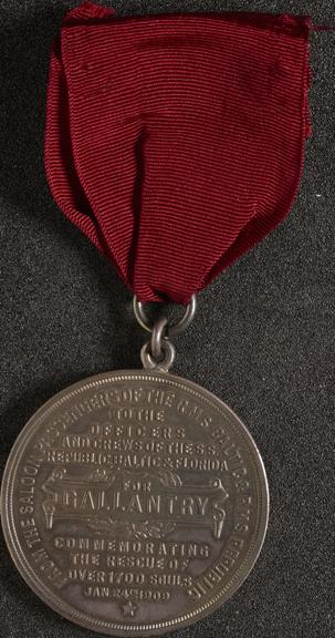 Medal commemorating the sea rescue of 1700 souls from the