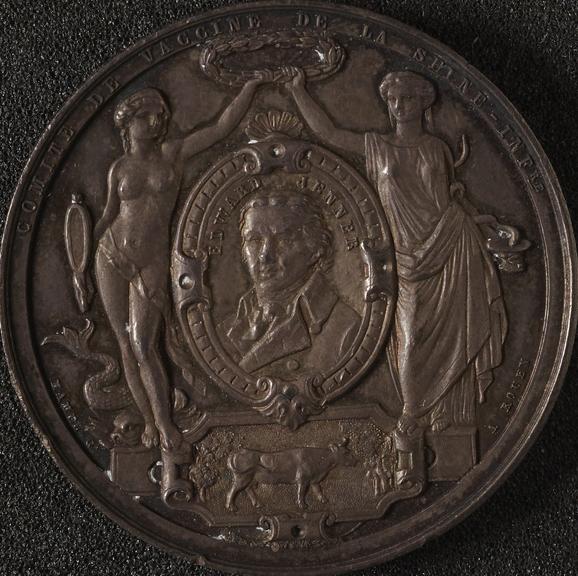 Medal commemorating Edward Jenner