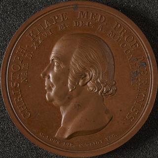 Medal, bronze, to commemorate Christoph Knape's fiftieth anniversary of his doctorate