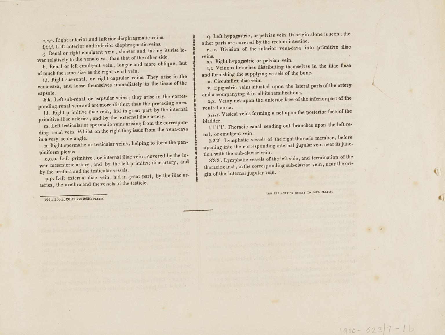 14 Anatomical prints and 4 ‘Explanation of the Plate’ pages | Science ...