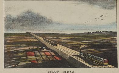 Lithograph, "Chat Moss"