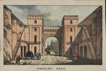 Lithograph, "Moorish Arch"