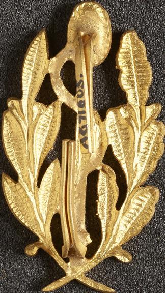 Brass army medical service badge