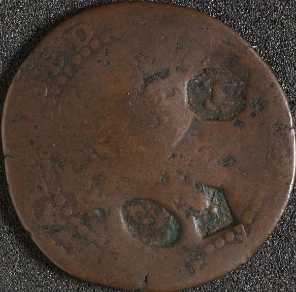 Four tavi(?) bronze coin, associated with the Knig