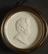 Framed plaster medallion commemorating Jacob Berzelius