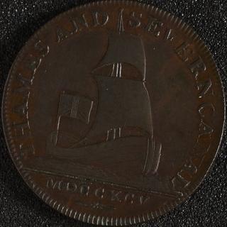 Brimscombe Port halfpenny token