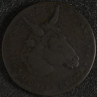 Token, copper, 27mm diameter. Middlesex token