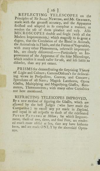 Trade card: James Mann and James Ayscough