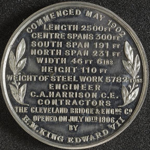 Medal commemorating opening of North Eastern Railway King Edward