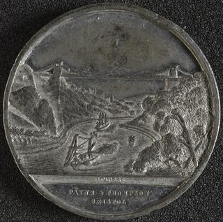 Medal for the opening of Clifton Suspension Bridge