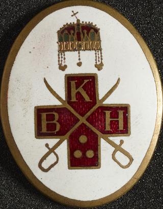 Hungarian Red Cross lapel badge