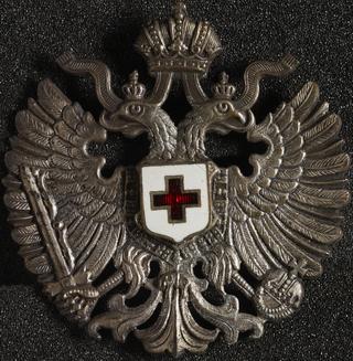 Red Cross lapel badge
