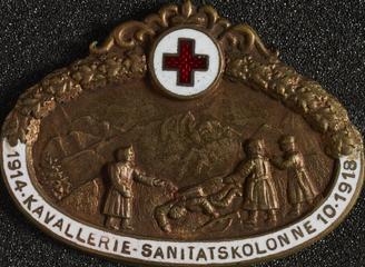 Red Cross lapel badge