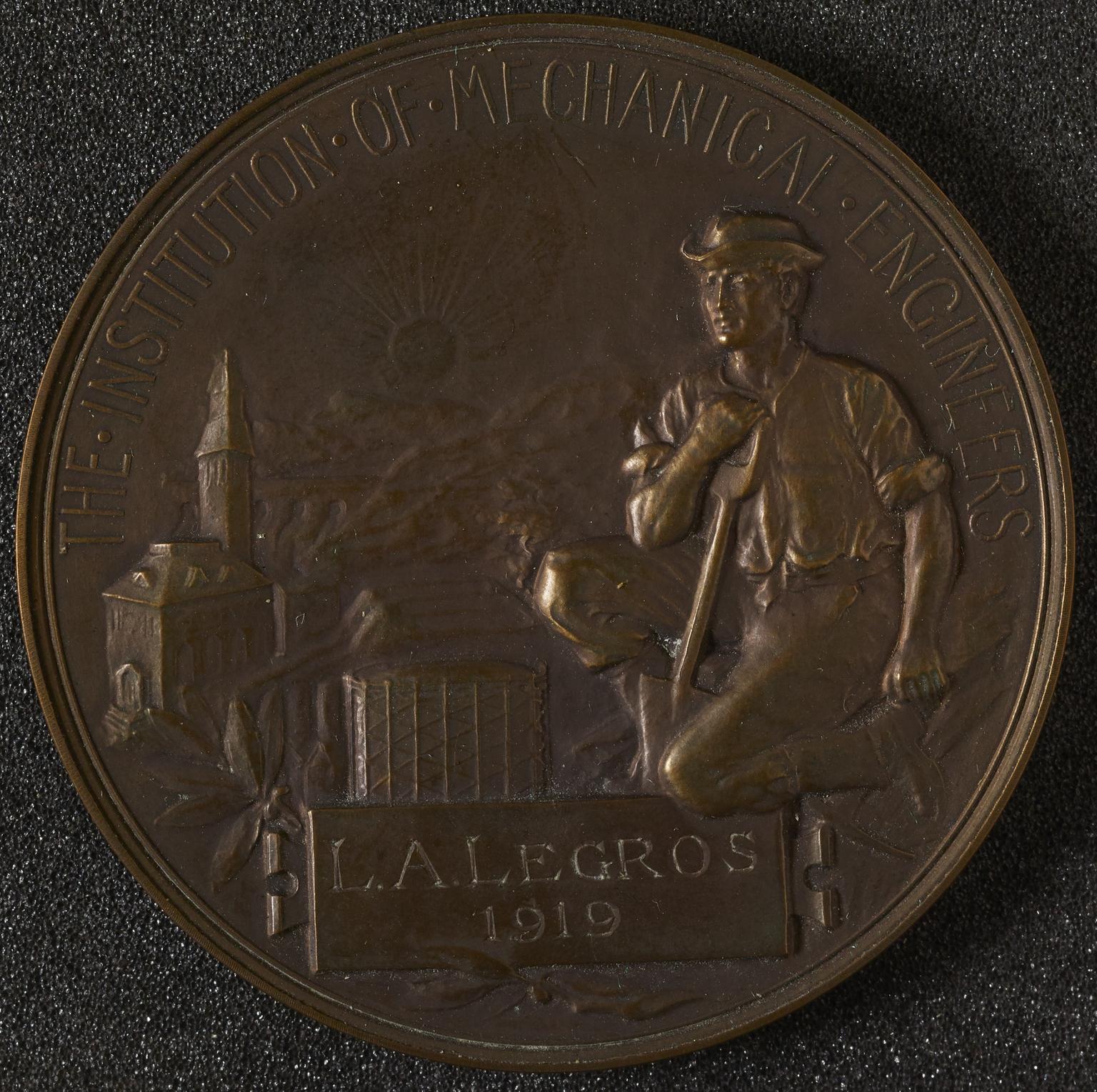 Facsimile of Medal The Institution of Mechanical Engineers | Science ...