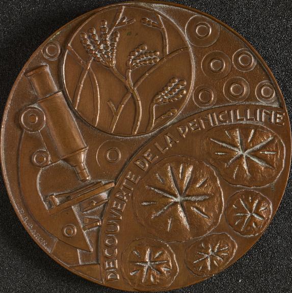 Medal commemorating 'Decouverte de la Penicilline'