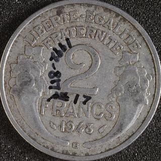 2 francs coin