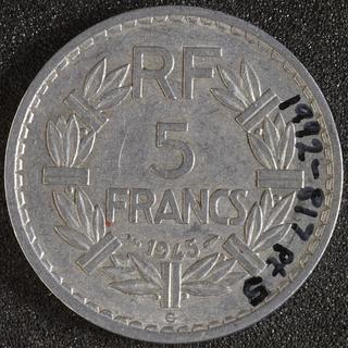 5 francs coin