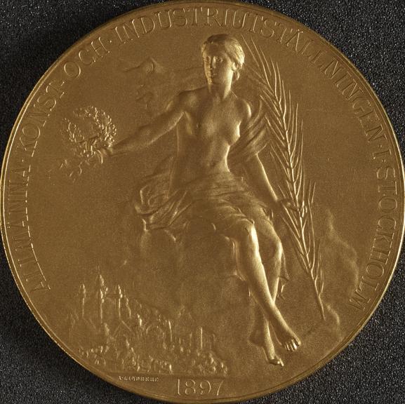 Medal, Swedish, designed by A Lindberg