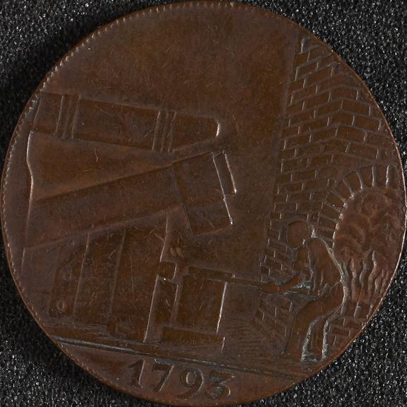Halfpenny token