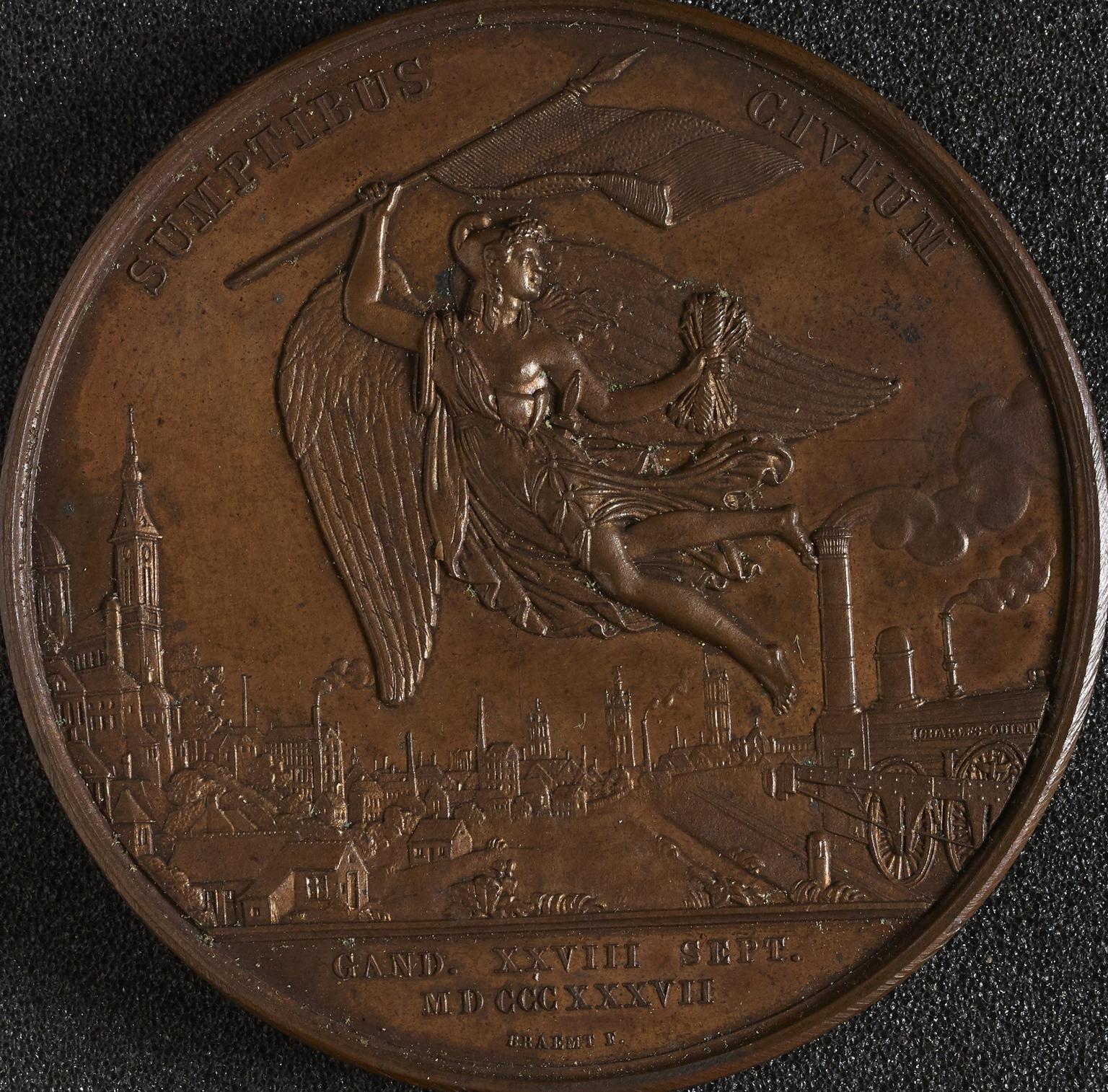 Ghent to Termonde Railway medal