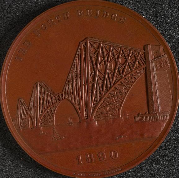 Medal celebrating the opening of the Forth Bridge, Scotland