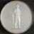 Royal Society medal (plaster replica)