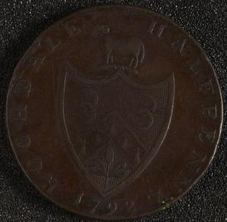 Rochdale halfpenny token,