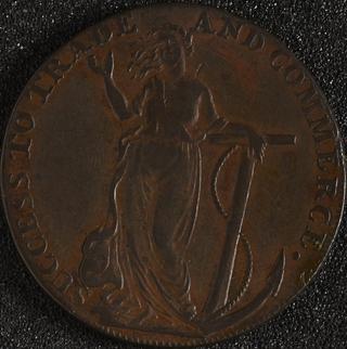 Braintree halfpenny token