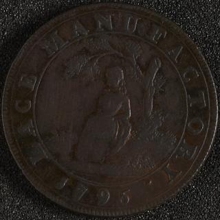 Middlesex halfpenny token